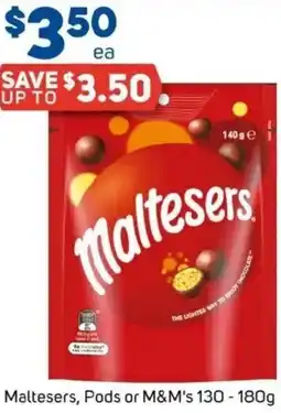 Foodland Maltesers, Pods or M&M's offer