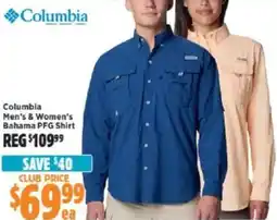 Anaconda Columbia Men's & Women's Bahama PFG Shirt offer