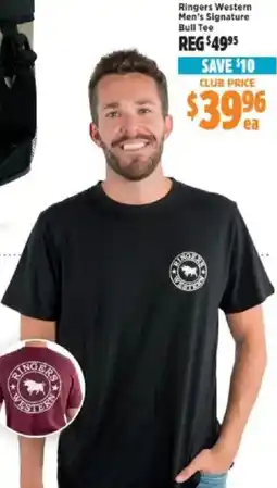 Anaconda Ringers Western Men's Signature Bull Tee offer