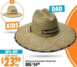 Anaconda Shimano Sunseeker Straw Hat offer