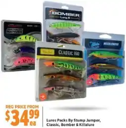 Anaconda Lures Packs By Stump Jumper, Classic, Bomber & Killalure offer
