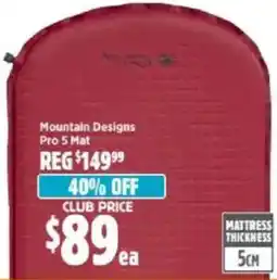 Anaconda Mountain Designs Pro 5 Mat offer