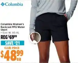 Anaconda Columbia Women's Backcast PFG Water Short offer