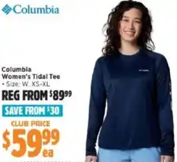 Anaconda Columbia Women's Tidal Tee offer