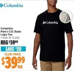 Anaconda Columbia Men's CSC Basic Logo Tee offer