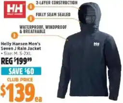 Anaconda Helly Hansen Men's Seven J Rain Jacket offer