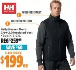 Anaconda Helly Hansen Men's Crew 2.0 Insulated Vest offer