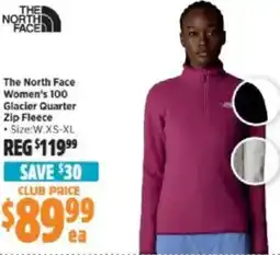 Anaconda The North Face Women's 100 Glacier Quarter Zip Fleece offer