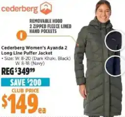 Anaconda Cederberg Women's Ayanda 2 Long Line Puffer Jacket offer