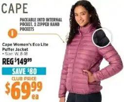 Anaconda Cape Women's Eco Lite Puffer Jacket offer