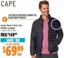 Anaconda Cape Men's Eco Lite Puffer Jacket offer
