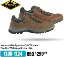 Anaconda Mountain Designs Men's & Women's Tourlite Waterproof Low Hiker offer