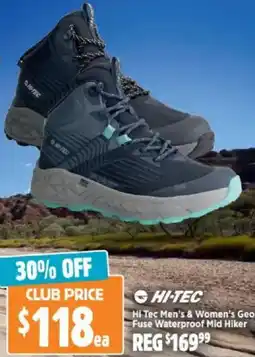 Anaconda Hi Tec Men's & Women's Geo Fuse Waterproof Mid Hiker offer