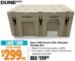 Anaconda Dune 4WD Desert Wheeled Storage Box offer