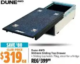 Anaconda Dune 4WD Sliding Top Drawer offer