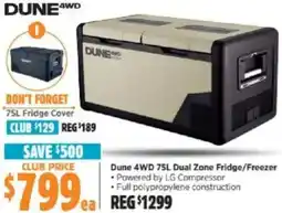 Anaconda Dune 4WD Dual Zone Fridge/Freezer offer