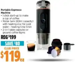 Anaconda Portable Espresso Machine offer