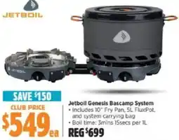 Anaconda Jetboil Genesis Bascamp System offer