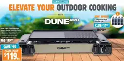 Anaconda Dune 4WD Double Burner Butane Stove With Hot Plate offer