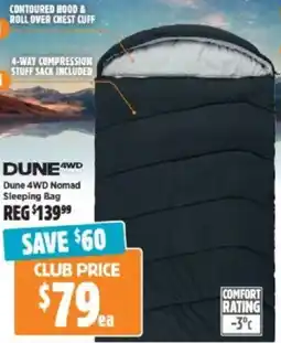 Anaconda Dune 4WD Nomad Sleeping Bag offer
