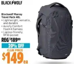 Anaconda Blackwolf Murray Travel Pack offer
