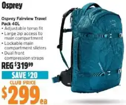 Anaconda Osprey Fairview Travel Pack offer