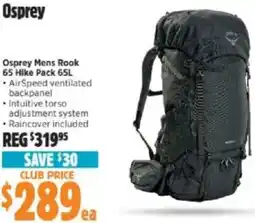 Anaconda Osprey Mens Rook Hike Pack offer