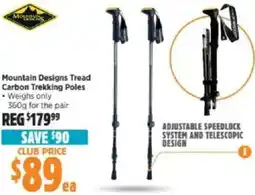 Anaconda Mountain Designs Tread Carbon Trekking Poles offer