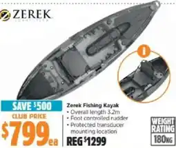 Anaconda Zerek Fishing Kayak offer