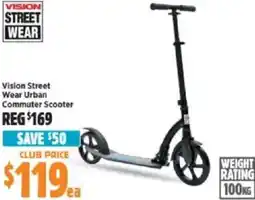 Anaconda Vision Street Wear Urban Commuter Scooter offer