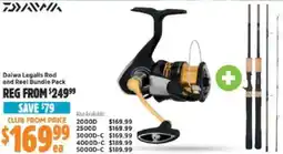 Anaconda Daiwa Legalis Rod and Reel Bundle Pack offer
