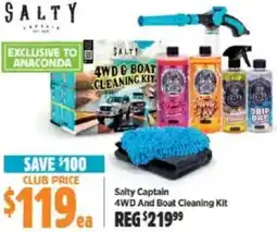 Anaconda Salty Captain 4WD And Boat Cleaning Kit offer