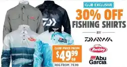 Anaconda Fishing shirts offer