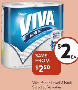 Foodworks Viva Paper Towel offer