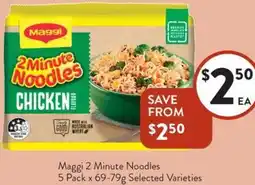 Foodworks Maggi 2 Minute Noodles offer