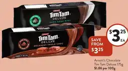 Foodworks Arnott's Chocolate Tim Tam Deluxe offer