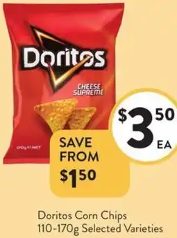 Foodworks Doritos Corn Chips offer
