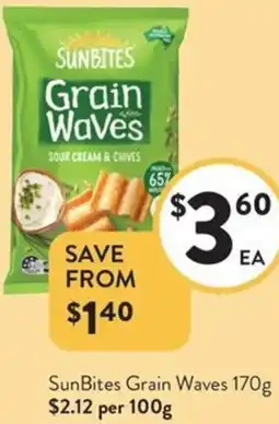 Foodworks SunBites Grain Waves offer