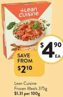 Foodworks Lean Cuisine Frozen Meals offer