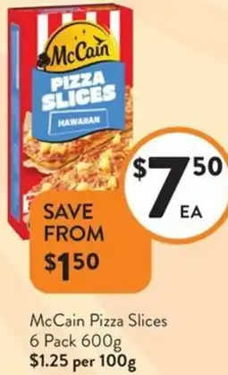 Foodworks McCain Pizza Slices offer