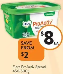 Foodworks Flora ProActiv Spread offer