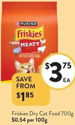 Foodworks Friskies Dry Cat Food offer
