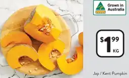 Foodworks Jap / Kent Pumpkin offer