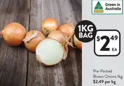Foodworks Brown Onions offer
