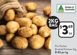 Foodworks Brushed Potatoes offer