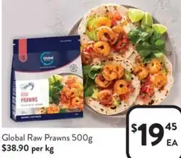 Foodworks Global Raw Prawns offer