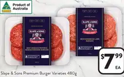 Foodworks Slape & Sons Premium Burger Varieties offer