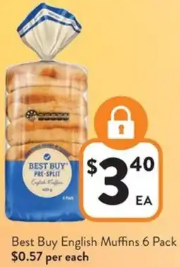 Foodworks Best Buy English Muffins offer