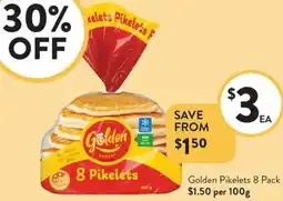 Foodworks Golden Pikelets offer