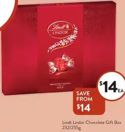 Foodworks Lindt Lindor Chocolate Gift Box offer